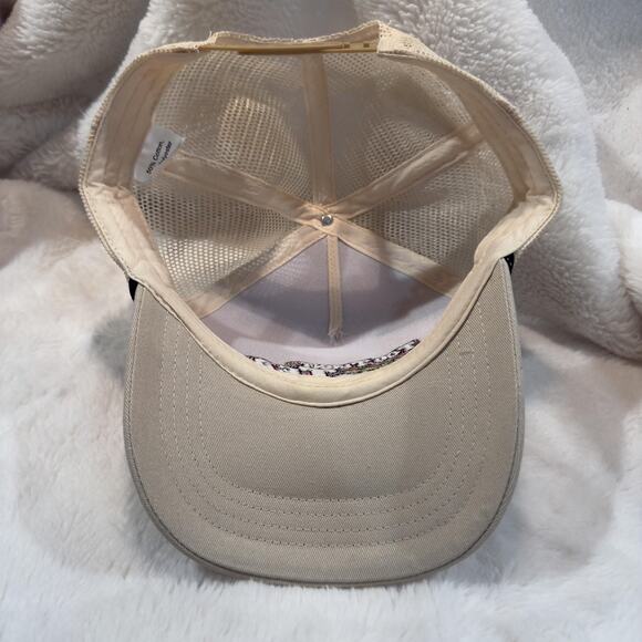 Too Turnt Tea Noca Hat Cap Baseball Snap Back Tan Trucker Mesh Rope Mens - Picture 5 of 5